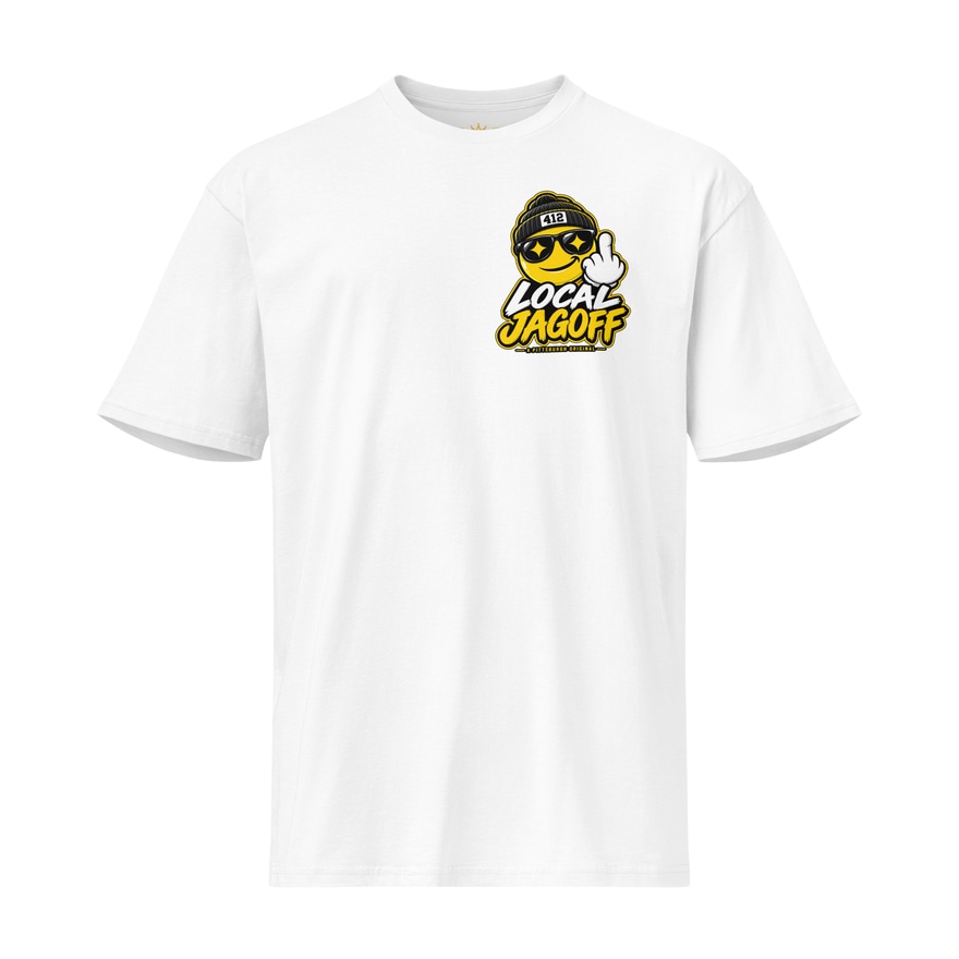 412 Beanie Smiley Backprint Tee