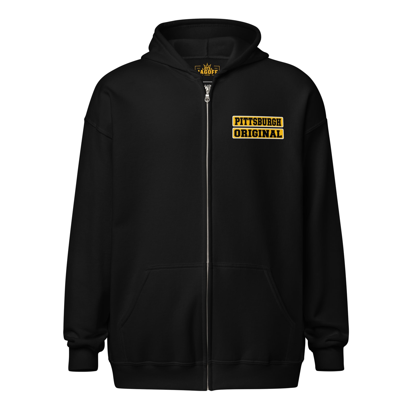 Pittsburgh 412 Rocker Zip Hoodie thumbnail 2