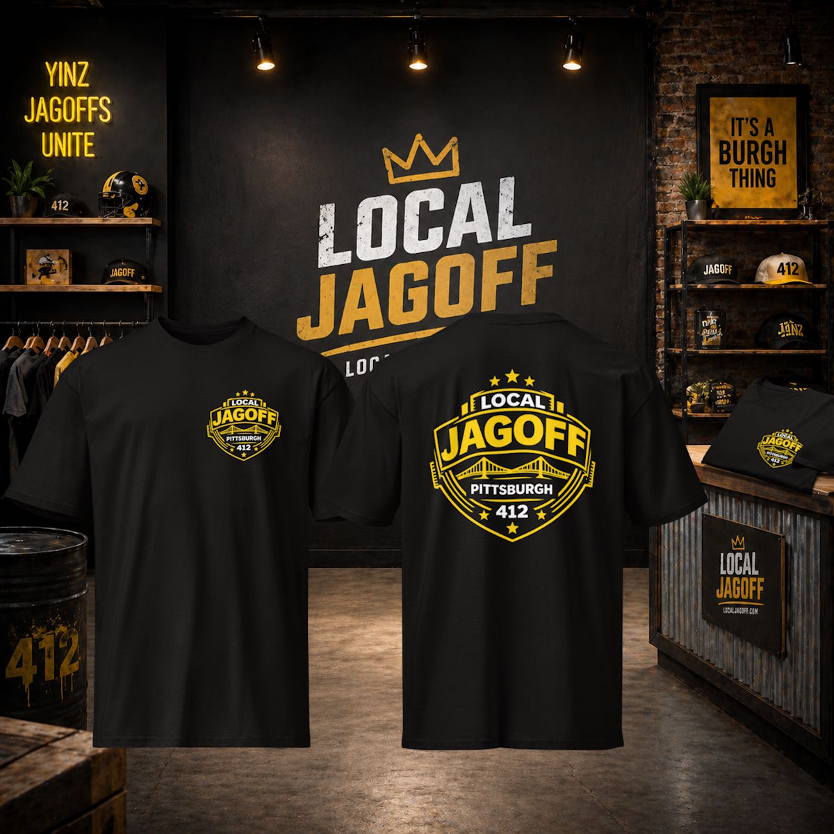 Steel City Shield Tee thumbnail 6